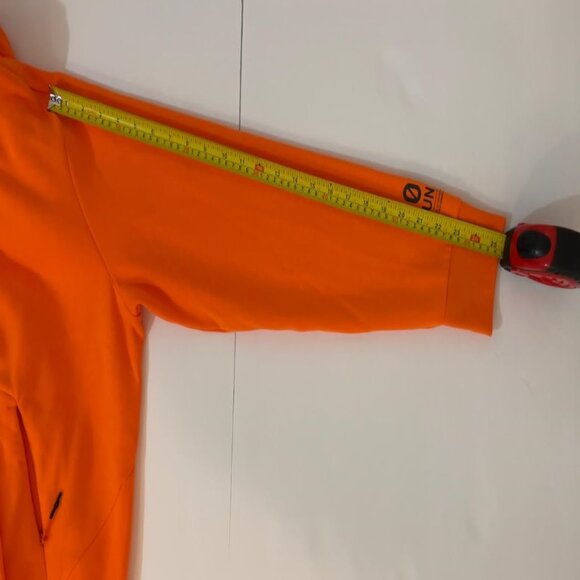 RALPH LAUREN RLX Men's Fleece Half-Zip Hoodie SIZE LARGE ORANGE - Picture 10 of 12
